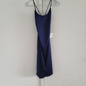 Charlotte Russe midnight navy blue dress size S